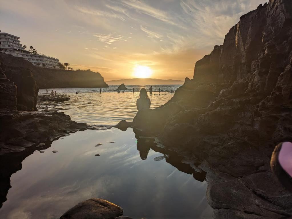 Atardecer en la costa